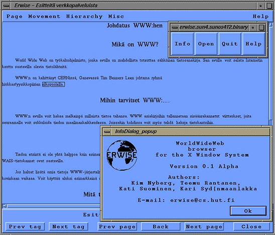 Screenshot of Erwise
